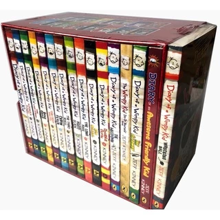 16 Books Diary of A Wimpy Kids English Reading Books หนังสือเด็กภาษาอังกฤษ หนังสือนิทานภาษาอังกฤษ หนังสือการ์ตูน