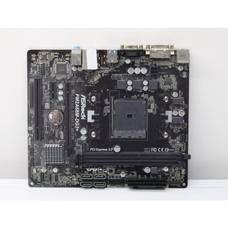 MAINBOARD เมนบอร์ด FM2 ASROCK FM2A68M-DG3+ มือสอง