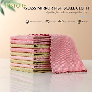 MICROFIBER Instore ผ้าขนหนูไมโครไฟเบอร์สําหรับใช้ในการทําความสะอาดจาน 5 ชิ้น