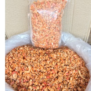 🦐 หางกุ้งทะเลธรรมชาติ กุ้งขาว ขนาดAA กุ้งแห้ง ถุงซิป 300-500 กรัม Dried Shrimp 300g-500g