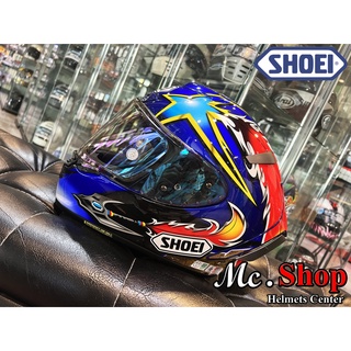 (แถมชิว)หมวกกันน็อค SHOEI X-14 NORICK ABA