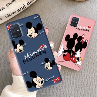 เคสซิลิโคน ลายมิกกี้เมาส์ สําหรับ Samsung Galaxy A32 A52 A72 A42 A30 A20 A71 A31 A12 M12 A11 A51 A50 A02S A30S