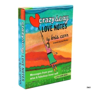 Iwo 52 Cards Deck Crazy Love Notes Tarot การ์ดเกมกระดานสําหรับใช้ในการเล่นเกม