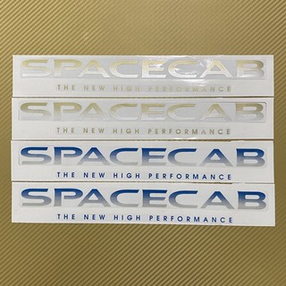 สติ๊กเกอร์* SPACECAB  ติดกระจกแคป ISUZU  ปี 97 มี 2 สี  ราคาต่อคู่