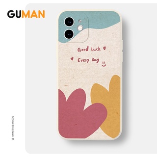 Guman เคสไอโฟน เคสซิลิโคนนุ่มขอบเหลี่ยมกันกระแทกน่ารักตลก เคสโทรศัพท์ Compatible for iPhone 14 13 12 11 Pro Max SE 2020 X XR XS 8 7 6 6S Plus พลัส XYB690