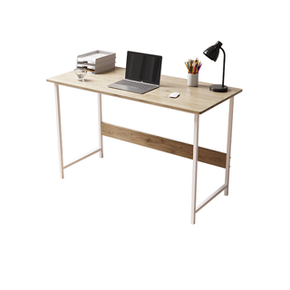 [ลด10% XA9CLVTW] HomeHuk โต๊ะทำงาน โครงเหล็ก รับน้ำหนัก 150 kg โต๊ะคอมพิวเตอร์ โต๊ะคอม โต๊ะวางของ โต๊ะเขียนหนังสือ โต๊ะไม้ โต๊ะคอมพิวเตอร์เกมมิ่ง โต๊ะเขียนหนังสือเด็ก โต๊ะ โต๊ะมินิมอล โต๊ะอ่านหนังสือ โต๊ะเกมมิ่ง โต๊ะหนังสือ MDF Wooden Office Table 120cm