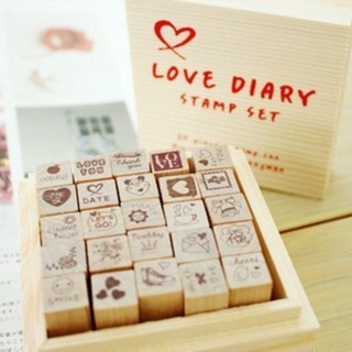 ตัวปั๊ม Love diary stamp set