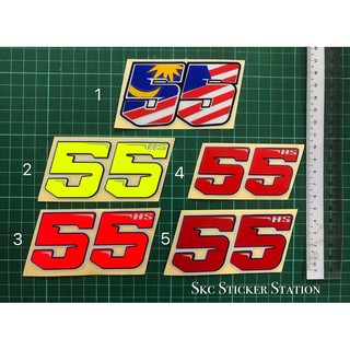 สติกเกอร์สะท้อนแสง 55 แบบ 55 แบบ