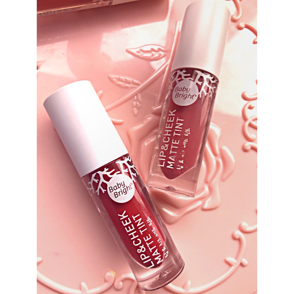 ลิปเบบี้ไบร์ท Baby Bright Lip & Cheek Matte Tint ลิปเบบี้ไบท์