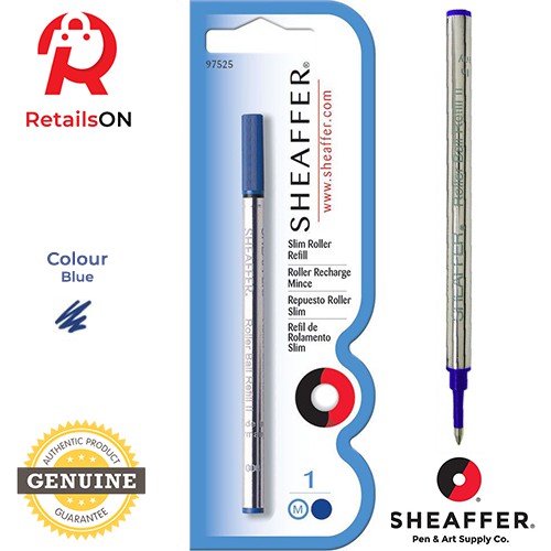 Sheaffer Refill Slim Rollerball - Blue / Slim Roller Ball Pen รีฟิล 1 ชิ้นสีน้ําเงิน