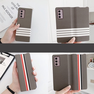 เคสโทรศัพท์มือถือหนังป้องกันการกระแทกสําหรับ Samsung Galaxy Z Fold 2