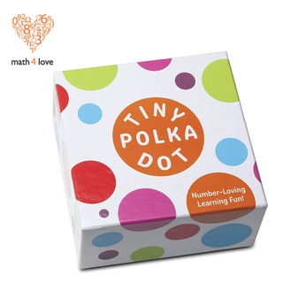 (พร้อมส่ง)  TINY POLKA DOT card American MathForLove math thinking game  การ์ดฝึกให้น้องเก่งคณิตศาสตร์ สำหรับอายุ 3-8 ปี