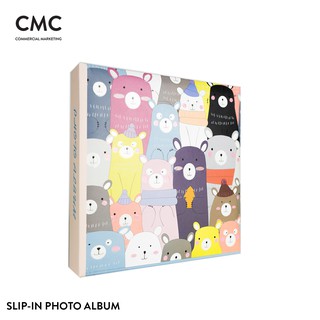CMC อัลบั้มรูป แบบสอด 200 รูป ขนาด 4x6 (4R) ฝูงหมี CMC Slip-in Photo Album 200 Photos 4x6 (4R) Bear Den