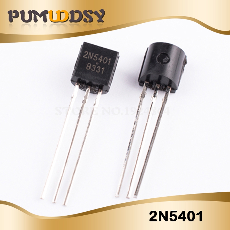 100pcs 2N5401 TO-92 TO92 0.3A 160V PNP ทรานซิสเตอร์ใหม่และ
