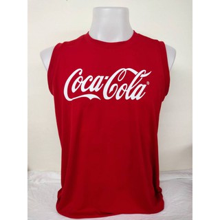 เสื้อแขนกุด​ Coca Cola สีแดง​ เนื้อนิ่มใส่สบาย