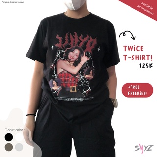 [S-5XL](พร้อมส่ง) เสื้อยืด ลาย Tzuyu Jihyo Twice Momo | คอนเสิร์ตสองครั้ง ver | ซีรีส์ Twice | โดย sayzco