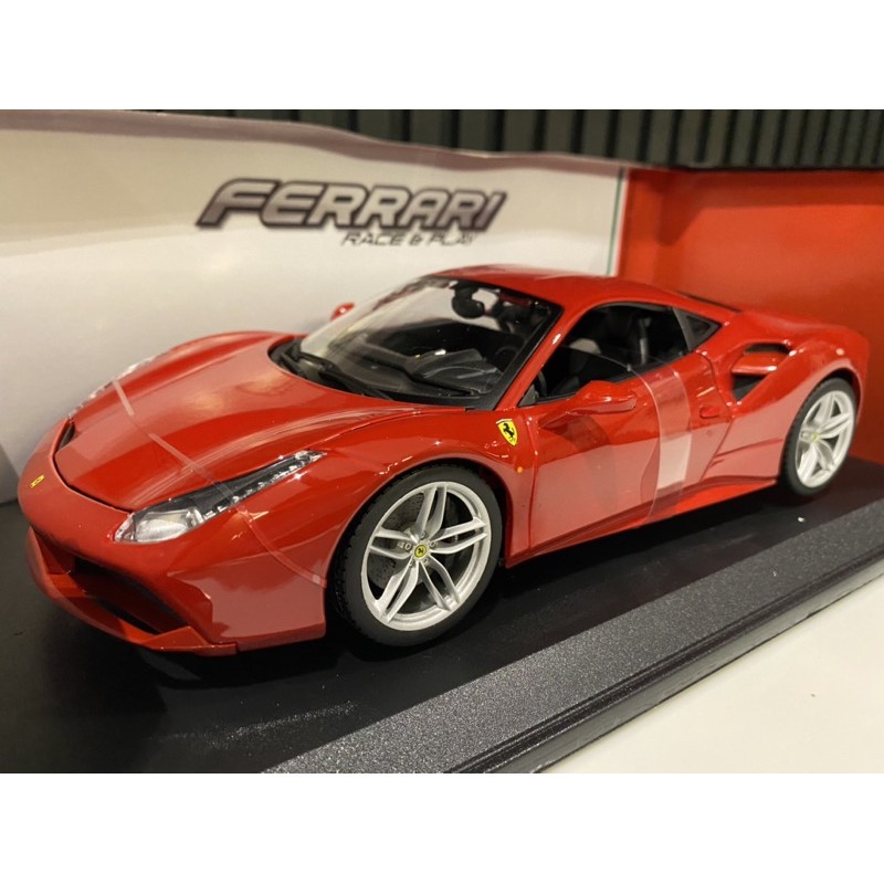 Ferrari 488 GTB Burago 1:18 ของใหม่