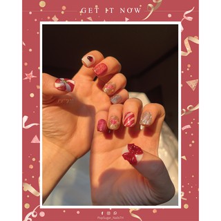 PopSugarNail เล็บปลอมเล็บปลอมสำเร็จรูป งานเจล 100% งานดีไซน์