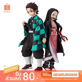 แท้/ญี่ปุ่น🇯🇵 Tanjiro Nezuko Kamado Sibling Bonds SPM Kimetsu no Yaiba SEGA Figure ดาบพิฆาตอสูร เนซึโกะ ทันจิโร่