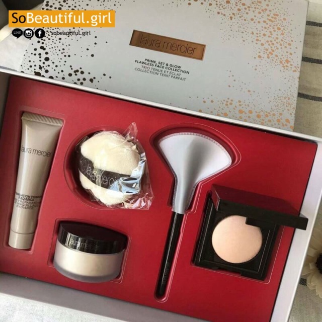 Set Laura Mercier Prime & Glow Flawless Face Collection