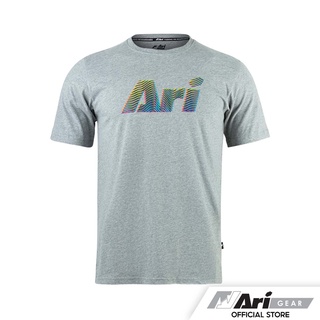 ARI ILLUSION TEE - GREY/MULTICOLOR เสื้อยืด อาริ  อิลลูชั่น สีเทา