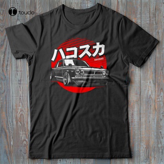 tshirtเสื้อยืดคอกลมฤดูร้อนเสื้อยืด พิมพ์ลายรถยนต์ Jdm T-R - Japan Drift สีดํา ไซซ์ XS S M L XL XXL 3XL 4XL 5XL 6XLSto4XL