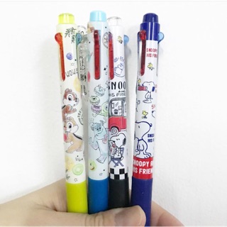 Pentel Vicuna ปากกาลูกลื่น 3สี Feel ลาย Disney/Snoopy