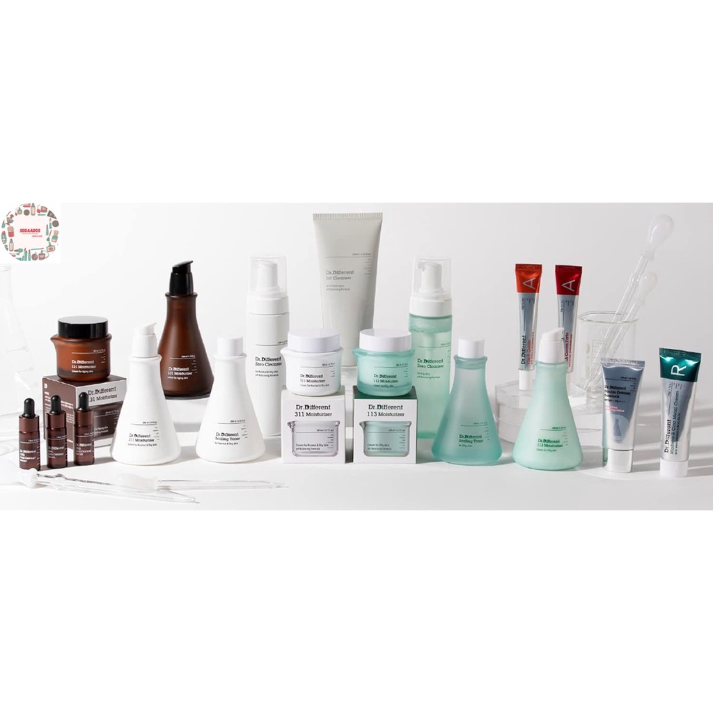 Dr.Different Vitaacnal TX Night Cream, Vitalift-A 20g, 113, Moisturizer 100ml, Scaling Toner 200ml, 