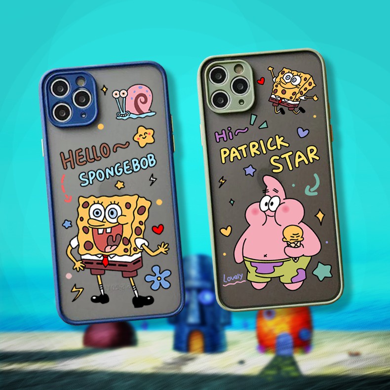 PRINTING HYBRID Spongebob case mi 11 lite redmi 4a 4x 5a 6a 7a 8 8a pro 9 9a 9c note 10 4g 5G note 4
