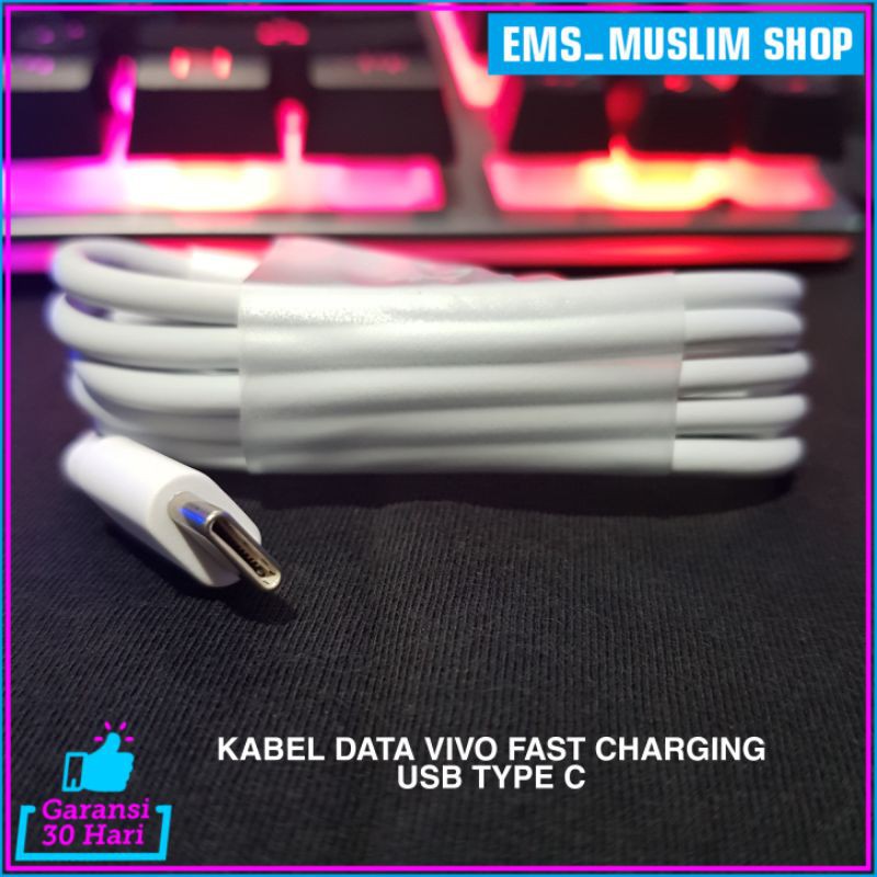 Vivo Fast Charging Data Cable V19 V20 V20 SE ORIGINAL 100% USB Type C