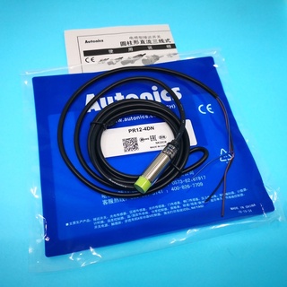 เซ็นเซอร์ PR12-4DN AUTONICS Inductive proximity sensor Ø12mm-ระยะการจับโลหะ4 mm  NPN-NO12- 24 VDC