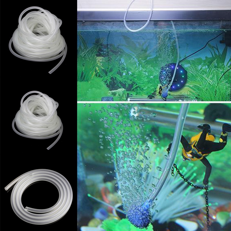 SUIT 1 5 10m Clear Aquarium PVC Tube ท่อสําหรับปลาสําหรับถัง 4 6 มม.