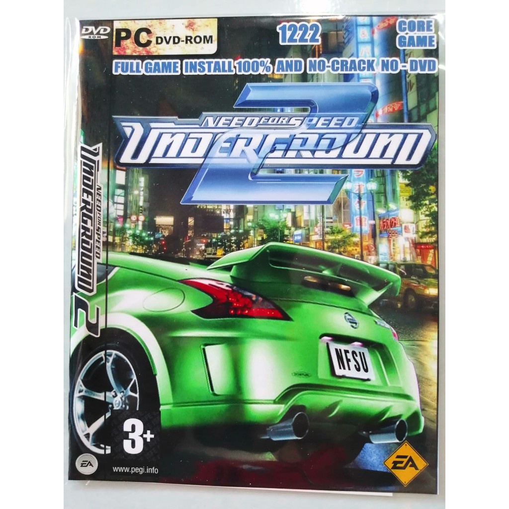 เกมส์คอม PC Need For Speed UnderGround 2 แถมฟรีสูตรโกง