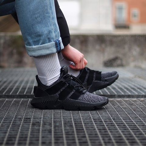 There belt Middle Adidas Originals Prophere All Black Triple Black Snowflake CQ2126 | Shopee  Thailand
