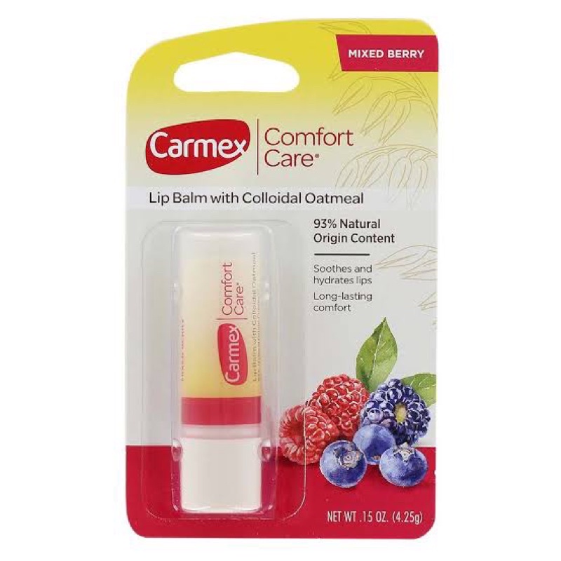 Carmex Comfort Care Lip Balm With Colloidal Oatmeal 4.25g. Shopee