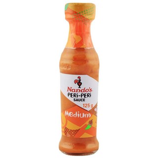 ✨นาทีทอง✨ Nandos Garlic Peri Peri Medium Sauce 125ml.ซอสจิ้มอาหารเผ็ดกลาง