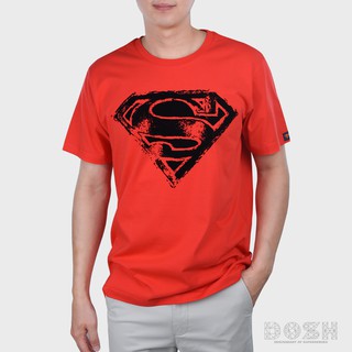 DOSH MENS T-SHIRTS SUPERMAN เสื้อยืดคอกลม แขนสั้น ผู้ชาย WSMT5136-FSMT5231-RE