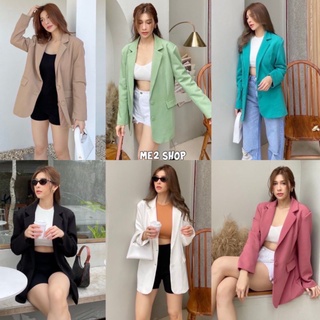 📌ทักก่อนสั่ง📌เสื้อเบลเซอร์ Blazer กระดุมหน้า2 เม็ด อก42” Me2