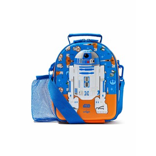 Smiggle กระเป๋าใส่กล่องข้าวสตาร์ วอร์ส ลาย The Resistance Bb-8 สีฟ้า ภาชนะเก็บอุณหภูมิ