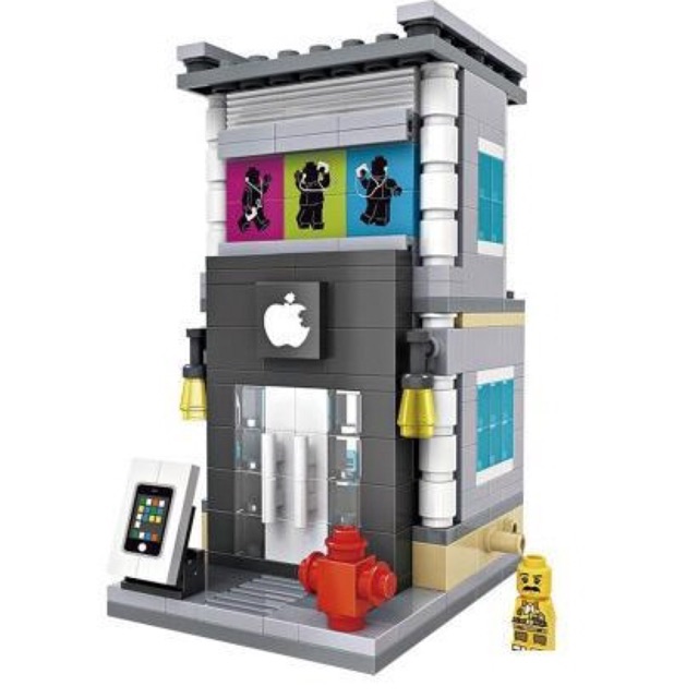 ตัวต่อร้านค้า ยี่ห้อ LOZ ร้าน Apple Store