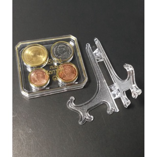 ของที่ระลึกตลับอะคริลิคและขาตั้งพร้อมเหรียญในหลวงร.9ปี2559(ปีสวรรคต)