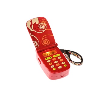 B. TOYS HELLOPHONE (TOMATO) - โทรศัพท์มือถือของเล่น สีแดง