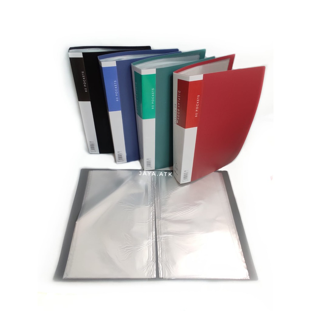 CLEAR DOCUMENT HOLDER 80 LBR FOLIO F4 DCUMENT HOLDER สมุดภาพพลาสติก