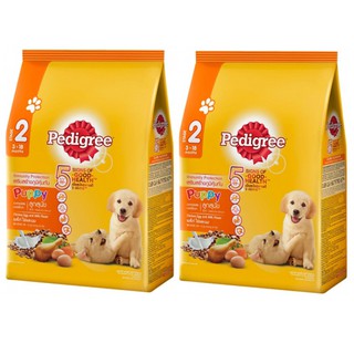 Pedigree Puppy Chicken Egg Milk Flavor 3-18mths [400g] เพดดิกรี อาหารลูกสุนัข อายุ 3-18 เดือน รสไก่ ไข่ และนม