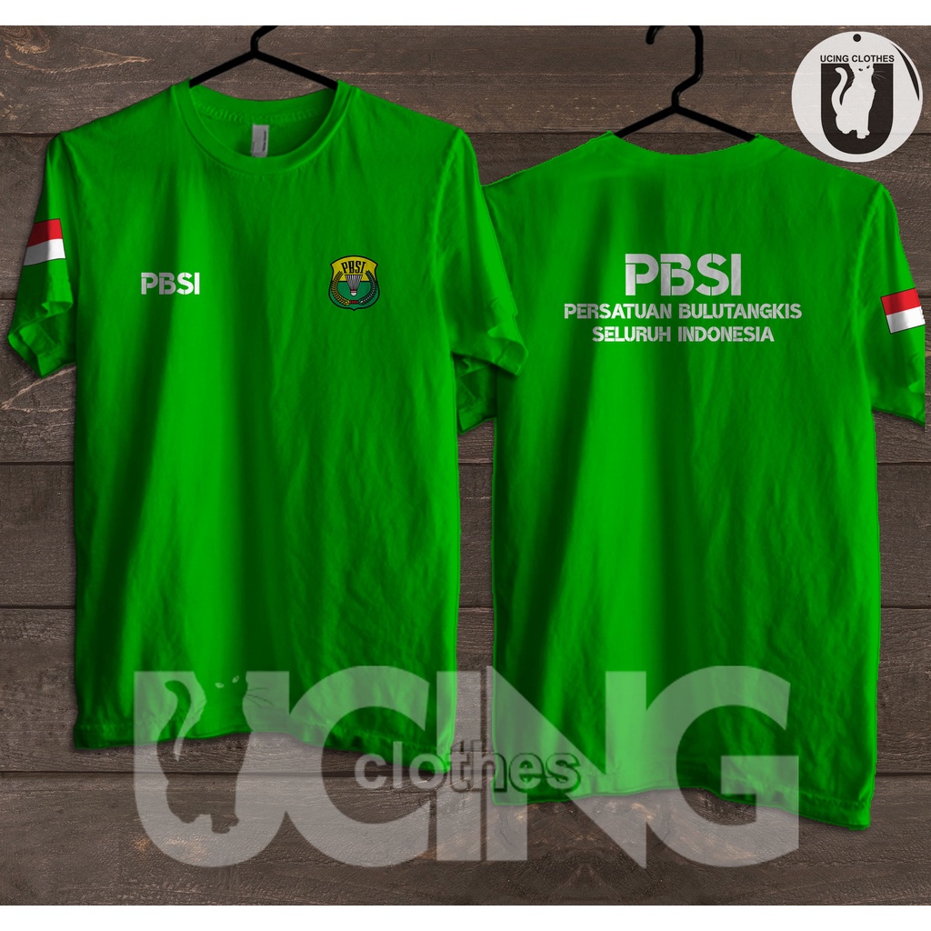 จัดส่งฟรี PBSI BADMINTON UNIT เสื้อยืด THROUGHOUT INDONESIA DISTRO เสื้อยืด