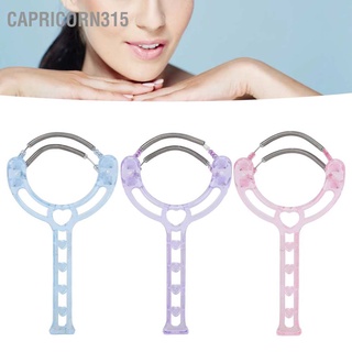 Capricorn315~ เครื่องกําจัดขนบนใบหน้า แก้ม คิ้ว แบบมือถือ สําหรับผู้หญิง 3 ชิ้น