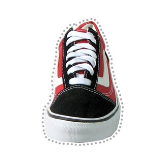 รองเท้าผ้าใบ VANS Old Skool - vanแดงคาดดำ