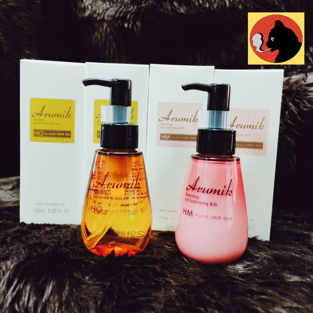 🍀Arumik hair oil ญี่ปุ่น 🇯🇵 Nourishing treatment Oil for Daily Use เซรั่มบำรุงเส้นผม สวยเงางาม 100ml