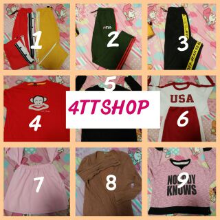เสื้อผ้ามือ 2 พิเศษ!!ซื้อครบ 4 ตัว ส่งฟรีลทบ เฉพาะวันนี้เท่านั้น⚠