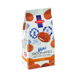 DAELMANS MINI WAFERS IN BAG 200 g. ขนมมินิสตรูวาฟเฟิล สอดไส้คาราเมล